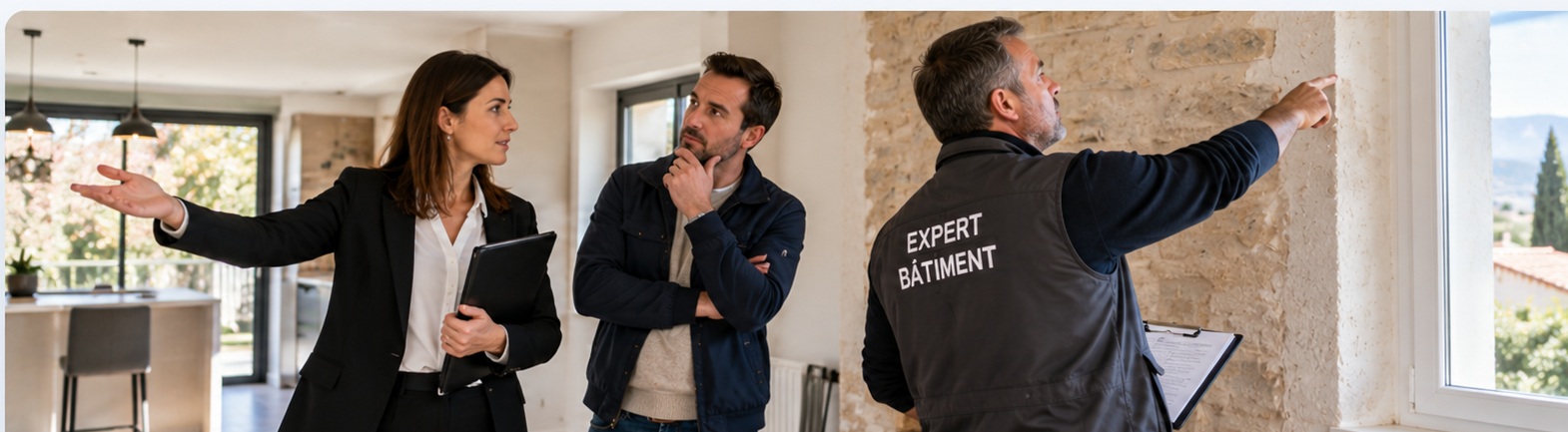 Expertise technique avant achat avec acquéreur et accompagnement immobilier