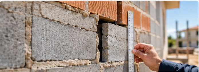 Travaux de carrelage inachevés sur un chantier